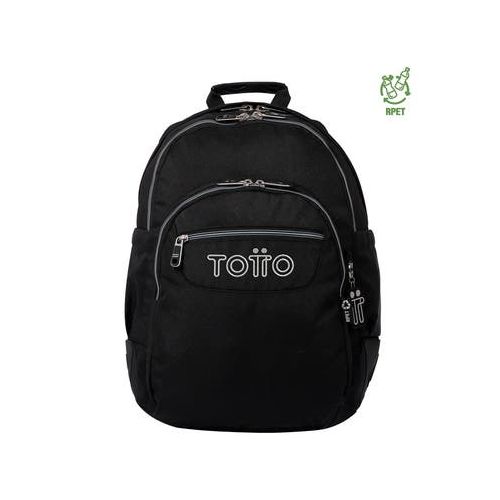 Mochila Unisex Blanda Totto 19.6 Lt. Negro  Pc Rayol | Artefacta Ecuador