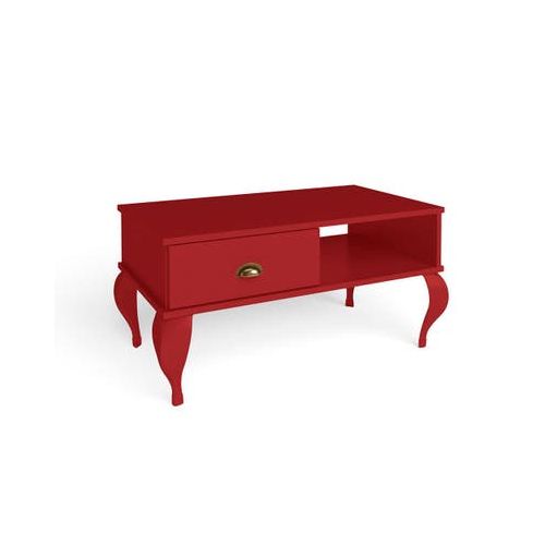 Mesa De Centro Quattro Rectangular Rojo Cl4005| Artefacta Ecuador