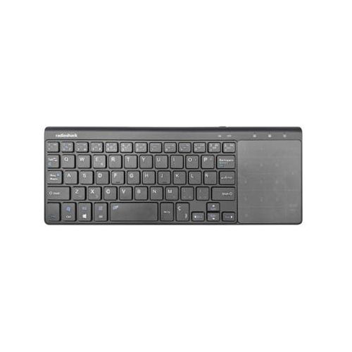 Mini Teclado Inalámbrico Radioshack Universal Con Touch Pad Negro| Artefacta Ecuador