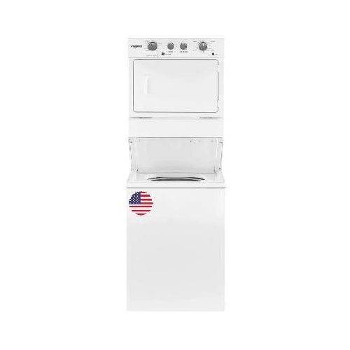 LAVADORA SECADORA EN TORRE A GAS WHIRLPOOL 7MWGT4027HW 20 KG 110V  AGITADOR DOUBLE ACTION COLOR BLANCO  