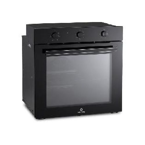 Horno empotrable a gas Indurama HEI-75GN 60 cm grill a gas acabados en vidrio negro color negro