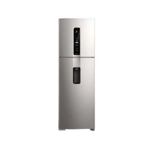 Refrigeradora Electrolux IW45S 409 litros top freezer inverter color silver