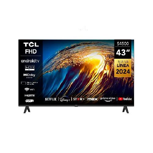 SMART TV TCL 43S5400A EXTENSION CENTURY... CON HDR 10 METALLIC BEZEL-LESS COLOR NEGRO  