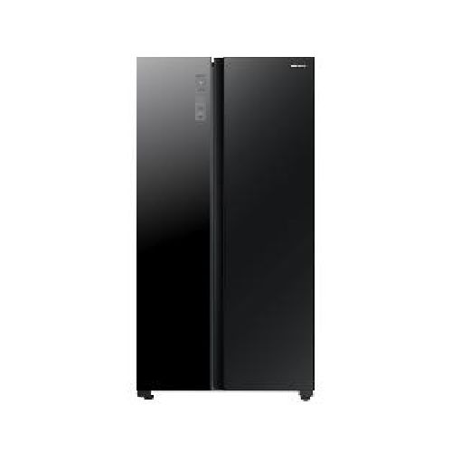 Refrigeradora Hisense RS56NB6A 624 litros side by side panel touch color negro