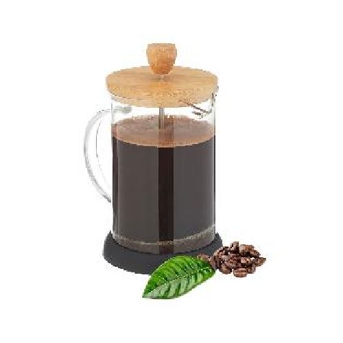 Cafetera prensa francesa G-135-4 vidrio tapa de bambu 1000 ml