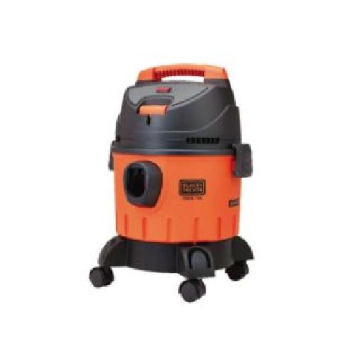 Aspiradora Black+decker BDWD10 10 lt 1200 w seco o mojado filtro hepa color naranja