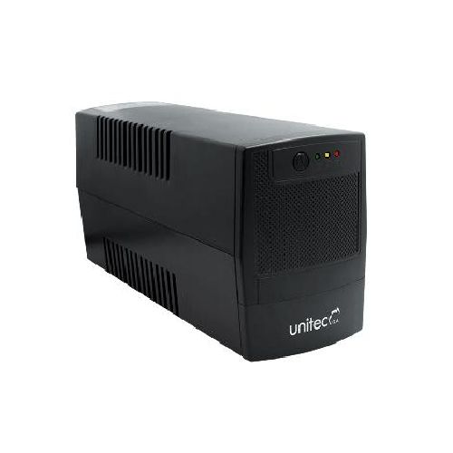 Ups Unitec 850INTERACTIVA 600va/360w color negro