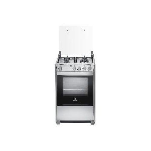 Cocina a gas Indurama MERIDA QUARZO HOME 4 quemadores triple corona 60cm quemadores sellados color croma