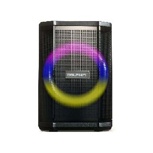 Parlante Dolphin PARL052 2400 watts sonido fuerte y nitido color negro