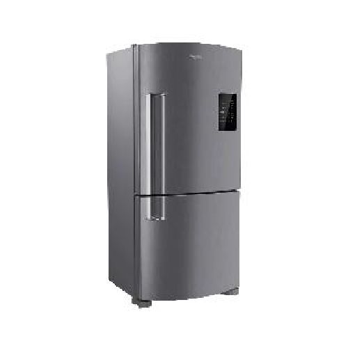 Refrigeradora Whirlpool WRE85AKTWW 478 litros top freezer xpert flow pnale touch color silver