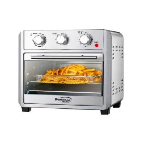 Horno y freidora de aire Brentwood AF-2410S 22.7 lt color acero inoxidable