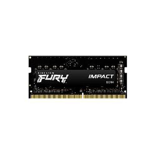 Memoria ram Kingston FURY IMPACT 8gb ddr4 - 3200mhz color negro