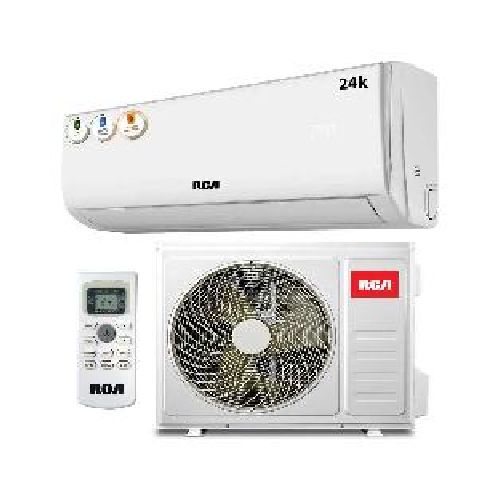 Aire acondicionado Rca 24KBTU 24000 btu alta eficiencia ahorro energético 65% más color blanco