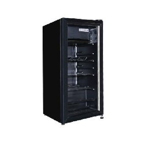 Minibar Continental SC-112 102 litros una puerta vidrio panoramico color negro