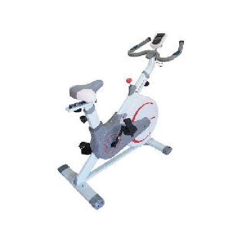 Bicicleta estática Safeway YD-612B pantalla lcd color blanco/cromado