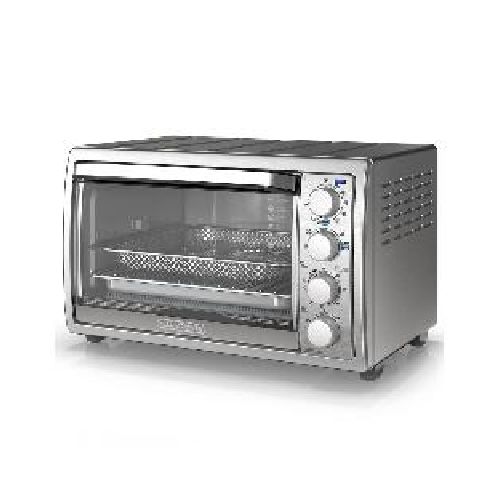 Horno y freidora de aire Black+decker BD-TO4315SS 22 lt sistema de conveccion y rosticero color acero inoxidable