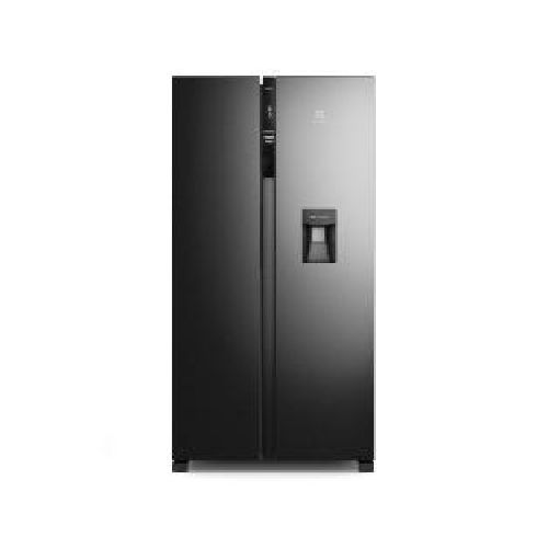 Refrigeradora Electrolux ERSA53K6HVB 529 litros side by side tecnología autosense color negro