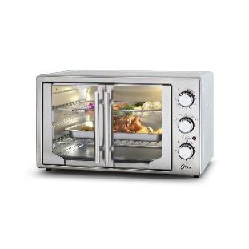 Horno y freidora de aire Oster TSSTTVFDMAF-013 42 lt 42 litros 2 funciones en 1 color acero inoxidable