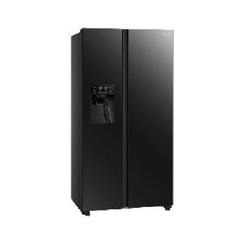 Refrigeradora Hisense HS-RS189I 610 litros side by side sensores digitales color negro