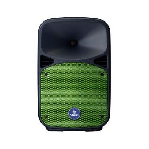 Parlante Steren 1100 watts bluetooth con batería recargable color negro