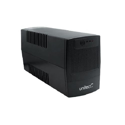 Ups Unitec 1200INTERACTIVA 800va/480w color negro