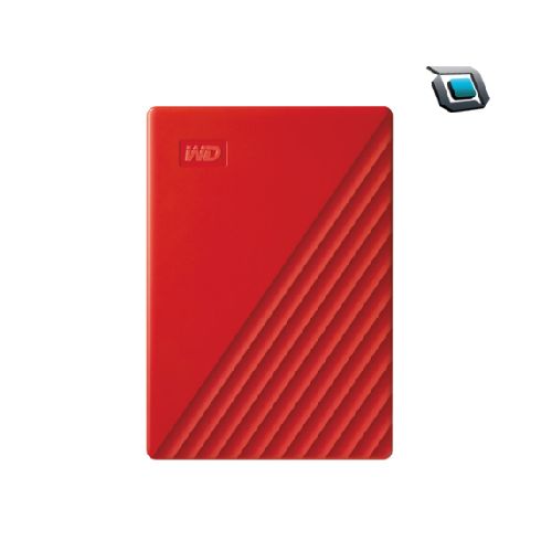 Disco Duro externo WD 4TB My Passport USB 3.2 Gen 1 (Rojo) - Digital Box