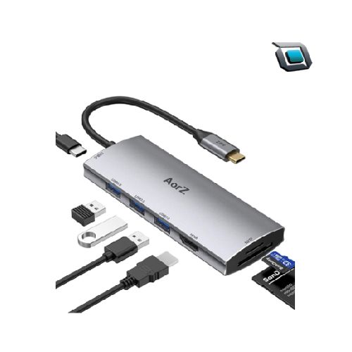 Lector de tarjetas AorZ, Hub USB C, Hub USB a HDMI Multipuerto 