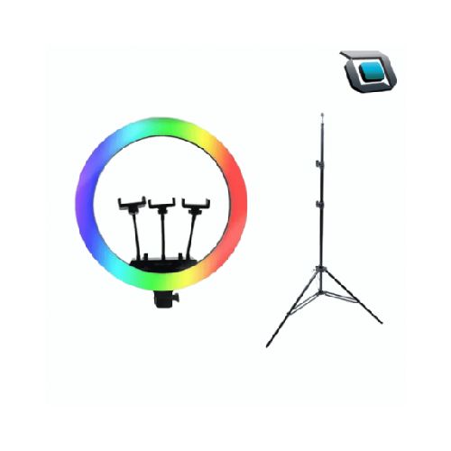 Aro de luz / Ring light RGB MJ56, 22 