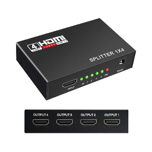 SPLITTER HDMI 1 A 4 4K 1080P  