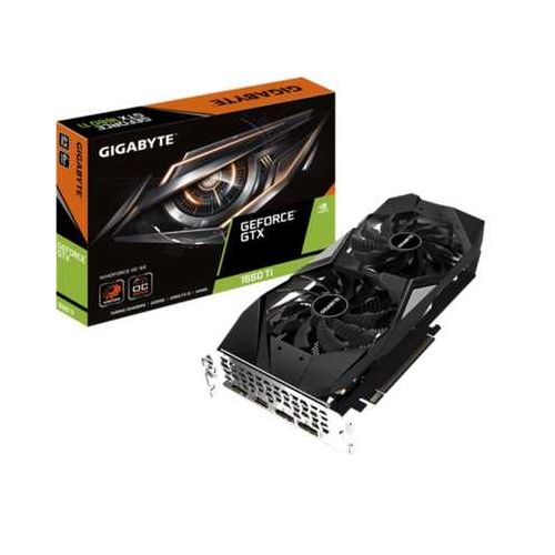 Tarjeta De Video Gigabyte 1660ti Oc 6gb Ddr6 Con Sistema De Refrigeración  