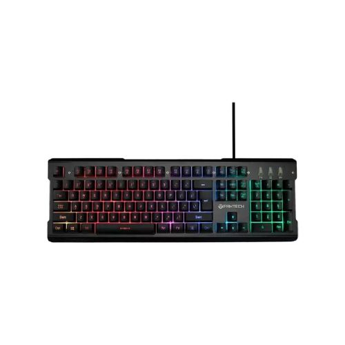 Teclado Gamer Membrana Fantech Soldier K612 Rgb Base Metal  