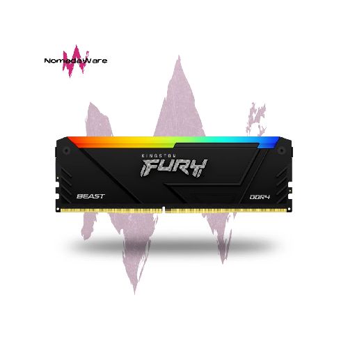 32GB RAM DDR4 KINGSTON FURY BEAST RGB 3200MHZ | NomadaWare  