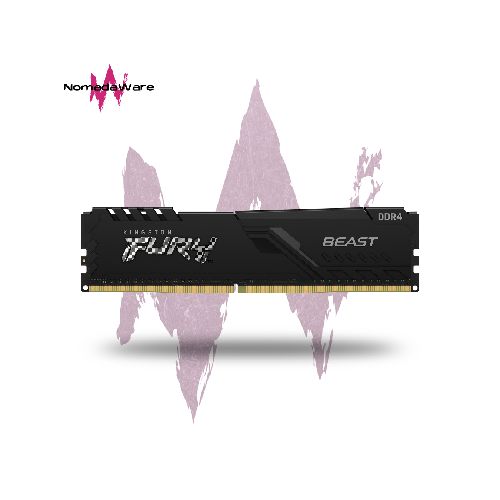 8GB DDR4 KINGSTON FURY BEAST 3200MHZ | NomadaWare  