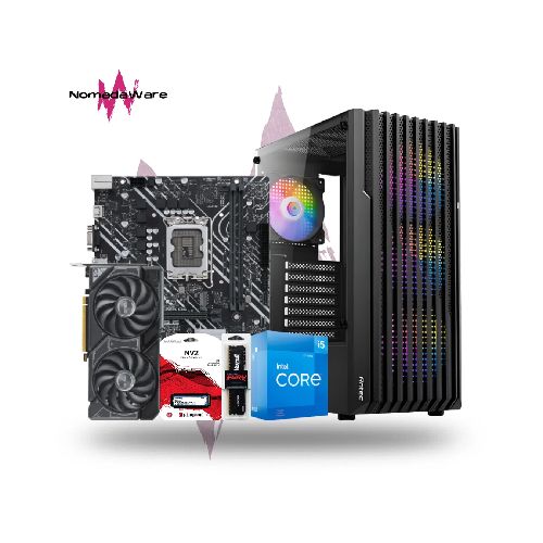 PC INTEL I5 12400F + RTX 4060 8GB OC | NomadaWare  