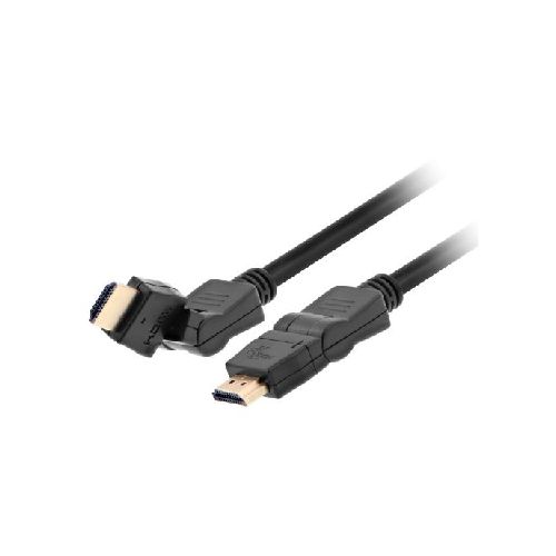 CABLE HDMI MACHO A HDMI MACHO CON CONECTORES PIVOTANTES Y GIRATORIOS 1.8 METROS  XTECH