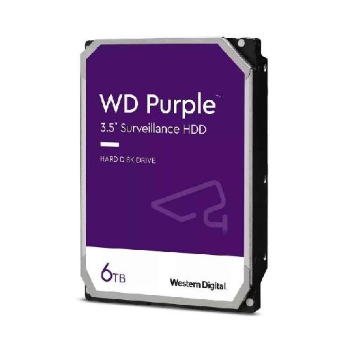 DISCO DURO WD PURPLE 6TB - SATA - 5400RPM - 3.5