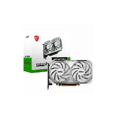 TARJETA DE VIDEO MSI GEFORCE RTX 4060 VENTUS 2X WHITE 8GB OC  