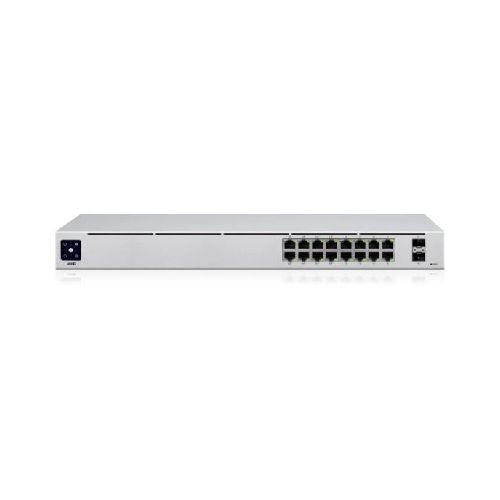 SWITCH ADMINISTRABLE CAPA 2 CON 16 PUERTOS GIGABITE 8 PUERTOS POE Y 2 PUERTOS GIGABIT SFP USW-16-POE  UBIQUITI