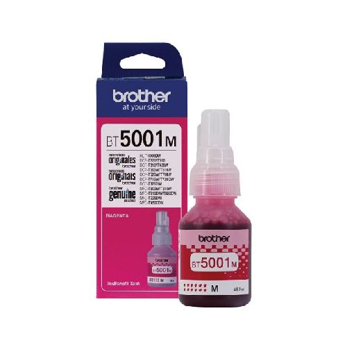 BOTELLA DE TINTA BROTHER BT5001M ROJO 48.8ML PARA T310 T510W T520W T710W T720DW T910DW T920W T420W  