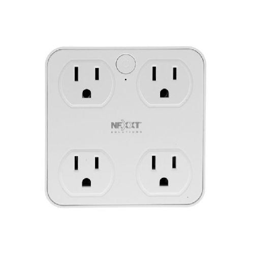 ENCHUFE INTELIGENTE WI-FI 110V - NHP-T610 DE 4 TOMAS + 4 USB  NEXXT SOLUTIONS