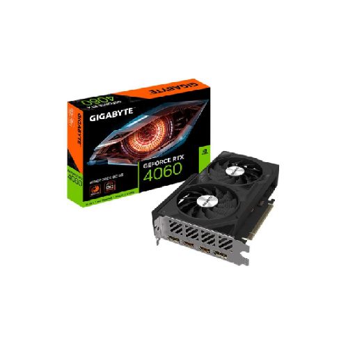 TARJETA DE VIDEO GIGABYTE GEFORCE RTX 4060 WINDFORCE OC 8GB GDDR6 - 128BIT  