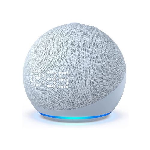 PARLANTE ALEXA AMAZON ECHO DOT 5TA. GEN 2022 BLANCO CON RELOJ  