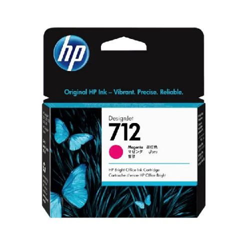 CARTUCHO DE TINTA HP DESIGNJET 712 DE 29ML ROJO PARA PLOTTER  