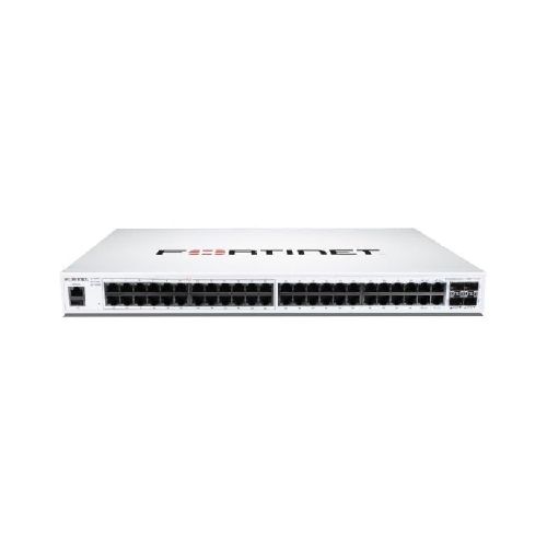 SWITCH ADMINISTRABLE FORTINET FORTISWITCH DE 48 PUERTOS GIGABIT 4 PUERTOS SFP Y 1 JR45 CONSOLA  