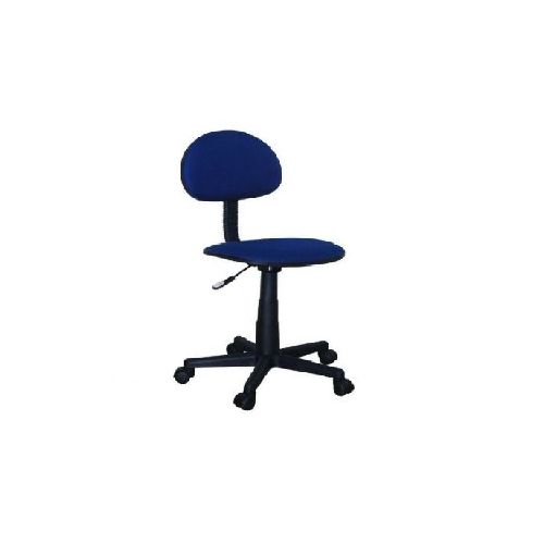 SILLA DE OFICINA XTECH FUQZY-B1 ACOLCHADA COLOR AZUL  