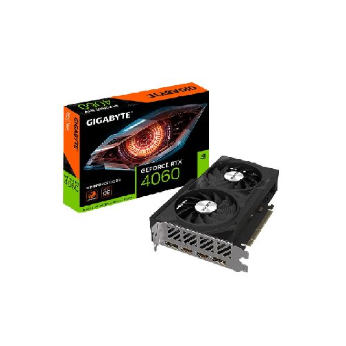 TARJETA DE VIDEO GIGABYTE GEFORCE RTX 4060 WINDFORCE 8GB OC GDDR6  