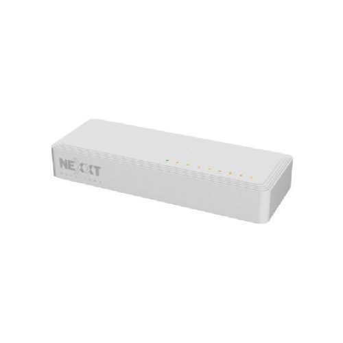 SWITCH ETHERNET PARA ESCRITORIO DE 8 PUERTOS GIGABIT NEXXT NAXOS 801-G  NEXXT SOLUTIONS