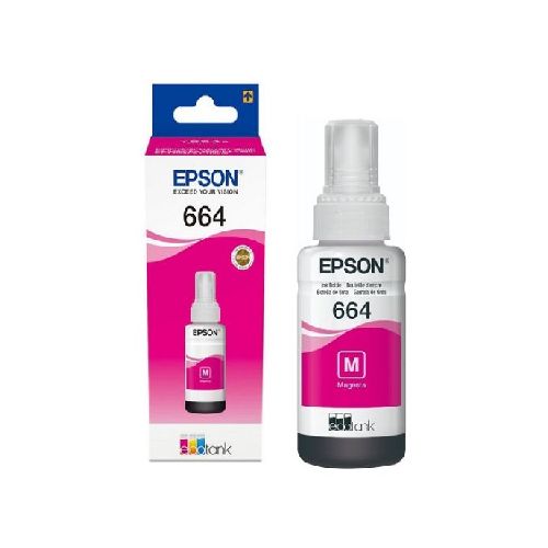 BOTELLA DE TINTA EPSON 664 ROJO ORIGINAL 70ML  