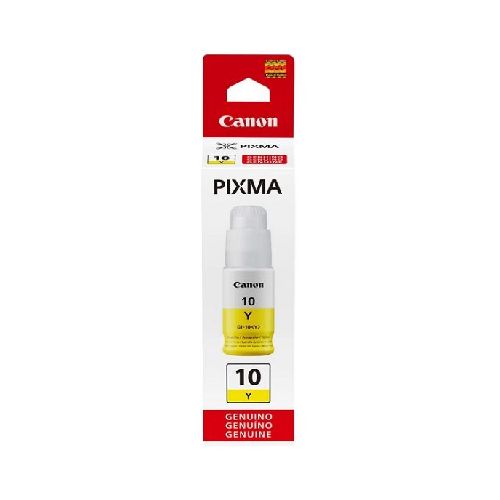 BOTELLA DE TINTA CANON GI10Y AMARILLO ORIGINAL 70ML / G6010 / G5010 / M2010  