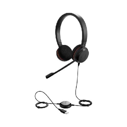 AURICULARES ESTEREO JABRA EVOLVE 20 MICROSOSFT LYNC PLUG USB  